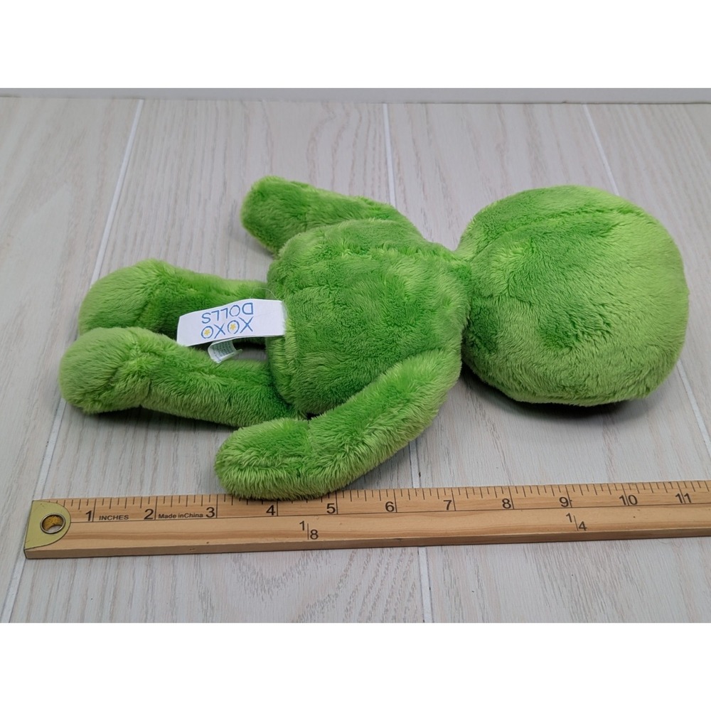 Wishpets green plush Xoxo Dolls 2020 Alien stuffed Plush Doll Toy sparkle eyes - Picture 8 of 8